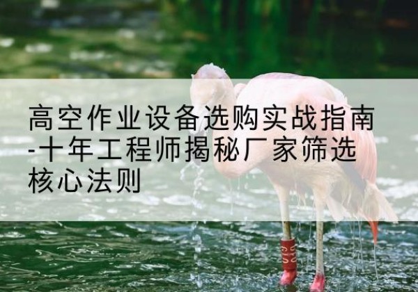 路桥剪叉式升降机厂家-高空作业设备选购实战指南-十年工程师揭秘厂家筛选核心法则